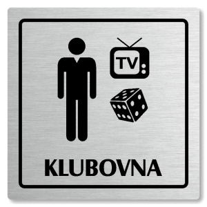 Klubovna, 80x80mm, stříbrná, Arizona